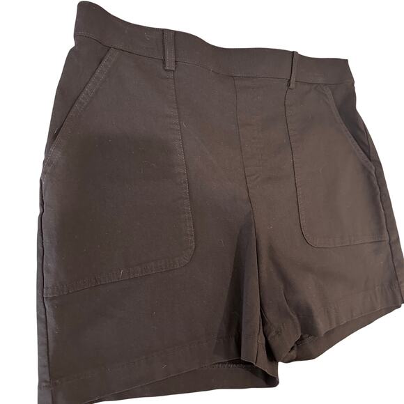 INC International Concepts Black Shorts with Pockets Size 12 Stretch‎ - Picture 1 of 11